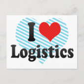 I Love Logistics Briefkaart (Voorkant)