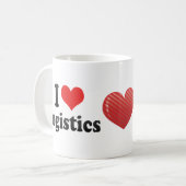 I Love Logistics Koffiemok (Voorkant links)