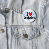 I Love Logistics Ronde Button 5,7 Cm (In situ)