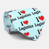 I Love Logistics Stropdas (Opgerold)