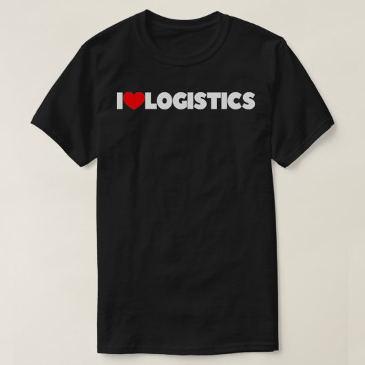 I Love Logistics T-shirt (Design voorkant)