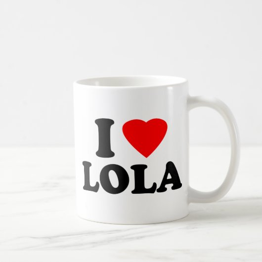 I Love Lola Koffiemok (Rechts)