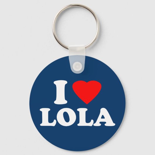 I Love Lola Sleutelhanger (Voorkant)
