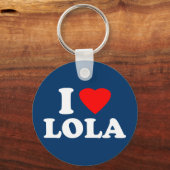 I Love Lola Sleutelhanger (Voorkant)