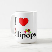 I Love Lollipops Koffiemok (Voorkant links)