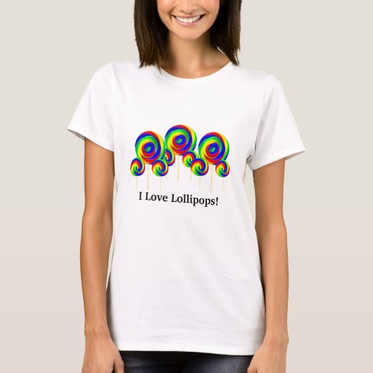 I Love Lollipops t-shirt (Voorkant)