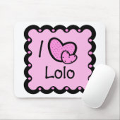 I Love Lolo Cute T-Shirt Muismat (Met muis)