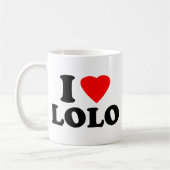 I Love Lolo Koffiemok (Links)