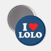 I Love Lolo Magneet (Voorkant / Achterkant)