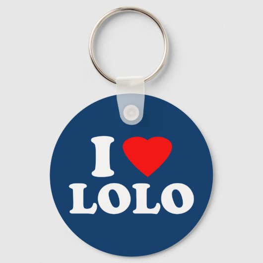 I Love Lolo Sleutelhanger (Voorkant)
