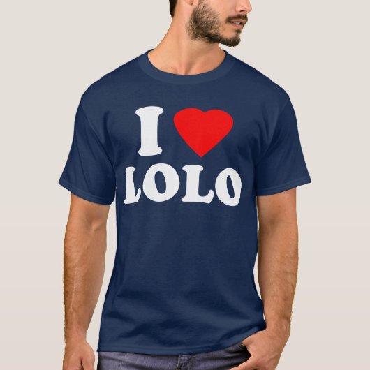 I Love Lolo T-shirt (Voorkant)