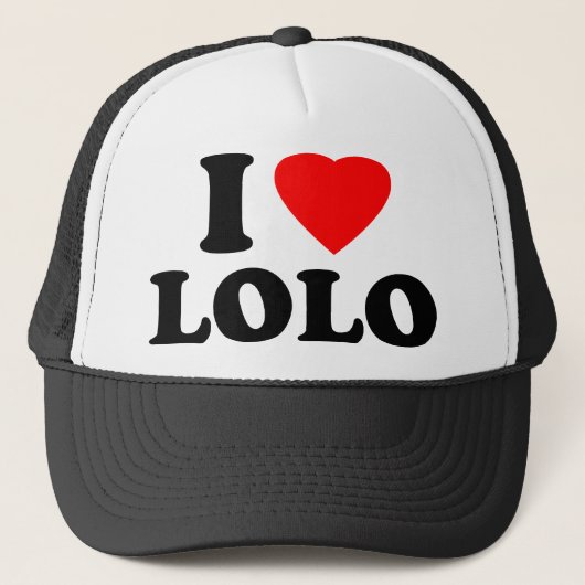 I Love Lolo Trucker Pet (Voorkant)