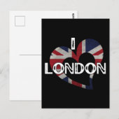 I LOVE LONDON BRIEFKAART (Voorkant / Achterkant)