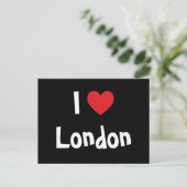 I Love London Briefkaart (Staand voorkant)