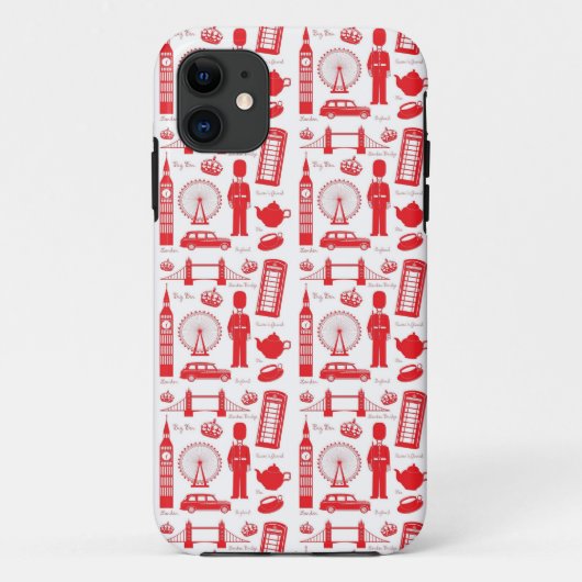 I Love London - British Symbols Case-Mate iPhone Case (Achterkant)