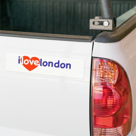 I Love London Bumpersticker (Op Truck)