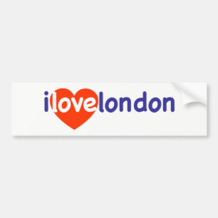 I Love London Bumpersticker