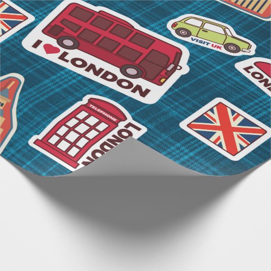 I Love London Cadeaupapier (Hoek)