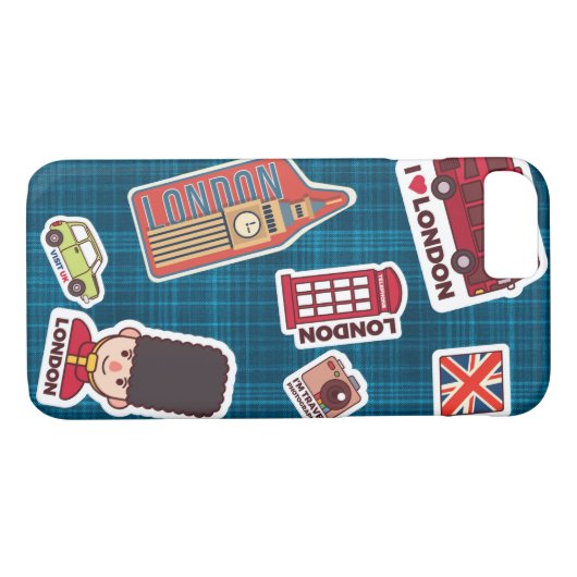 I Love London Case-Mate iPhone Case (Achterkant (Horizontaal))
