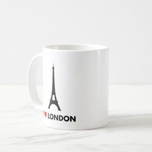 I Love London - Eiffel Tower Mok (Voorkant links)