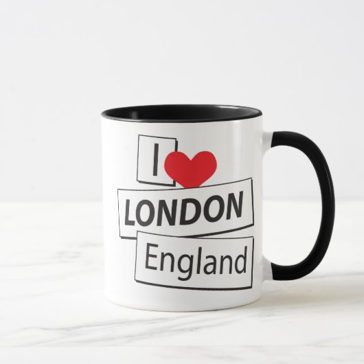 I Love London England Mok (Rechts)