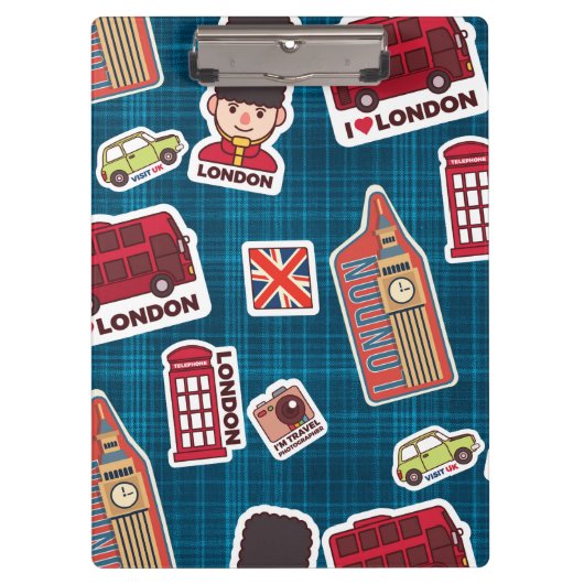 I Love London Klembord (Voorkant)