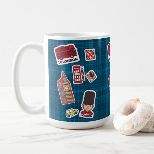 I Love London Koffiemok (Met donut)