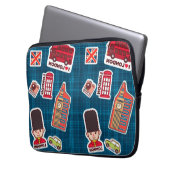 I Love London Laptop Sleeve (Voorkant Links)