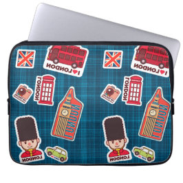 I Love London Laptop Sleeve