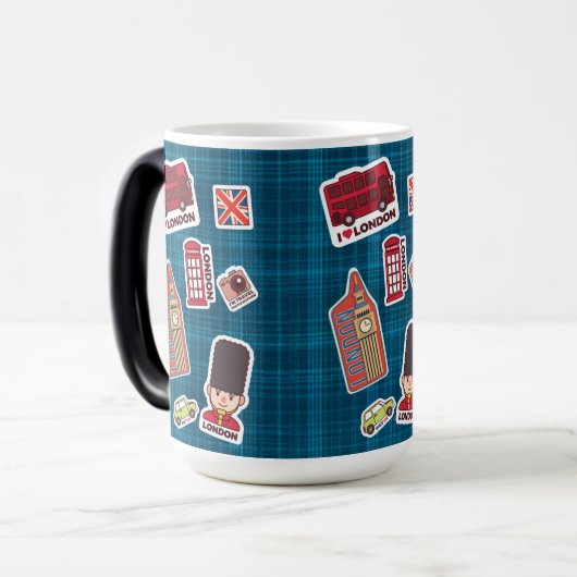 I Love London Magische Mok (Voorkant links)