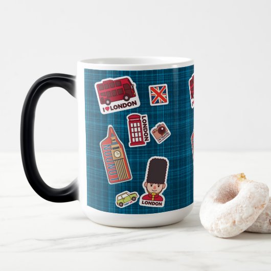 I Love London Magische Mok (Met donut)