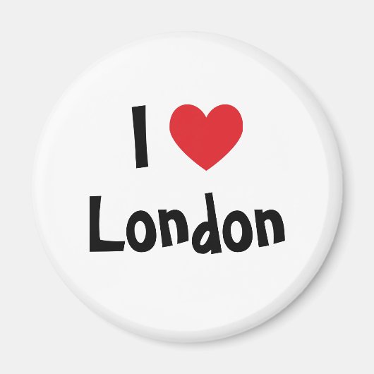 I Love London Magneet (Voorkant)