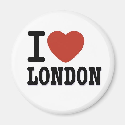 I LOVE LONDON MAGNEET (Voorkant)