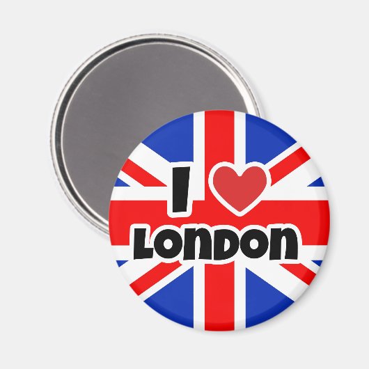I Love London Magneet (Voorkant / Achterkant)