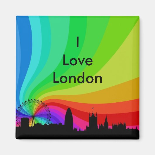 I Love London Magneet (Voorkant)