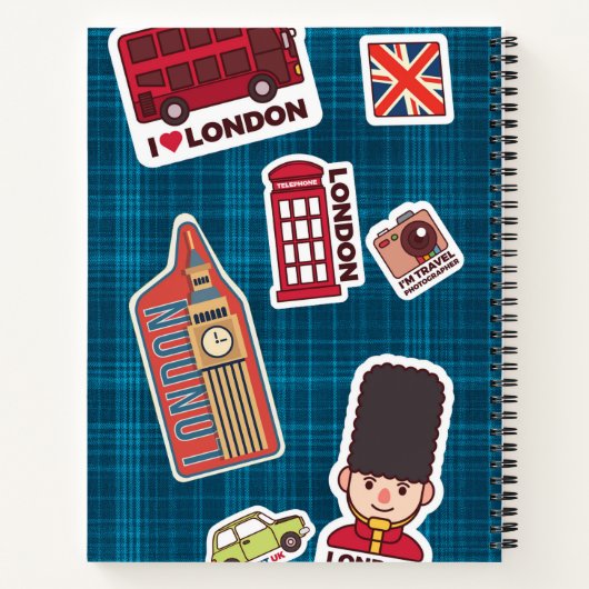 I Love London Notitieboek (Achterkant)