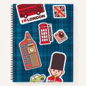 I Love London Notitieboek (Voorkant)