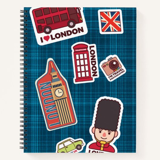 I Love London Notitieboek (Voorkant)