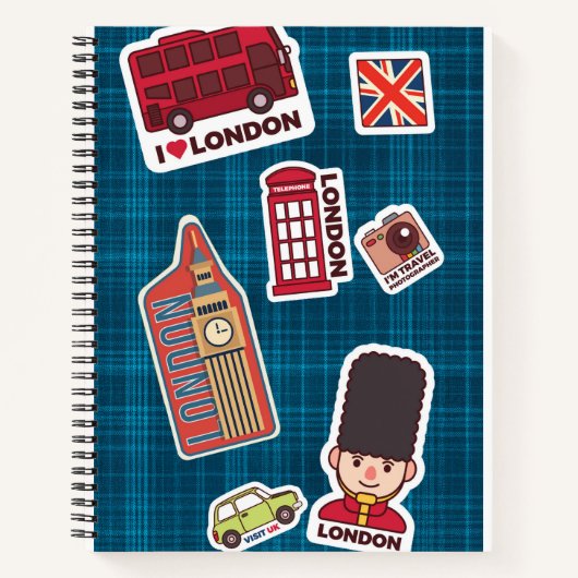 I Love London Notitieboek (Voorkant)