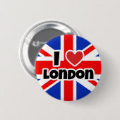 I Love London Ronde Button 5,7 Cm (Voorkant /achterkant)