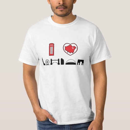 I Love London T-shirt (Voorkant)
