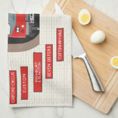 I Love London Theedoek (Quarter Fold)