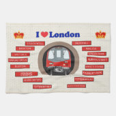 I Love London Theedoek (Horizontaal)