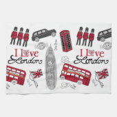 I Love London Theedoek (Horizontaal)