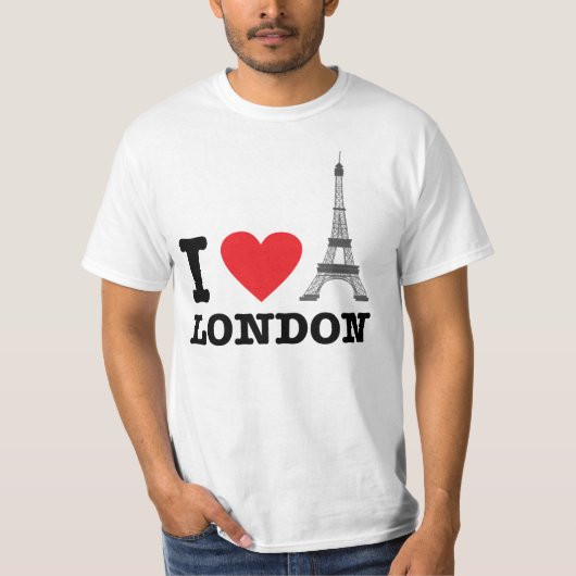 I Love London Tourist Shirt (Voorkant)
