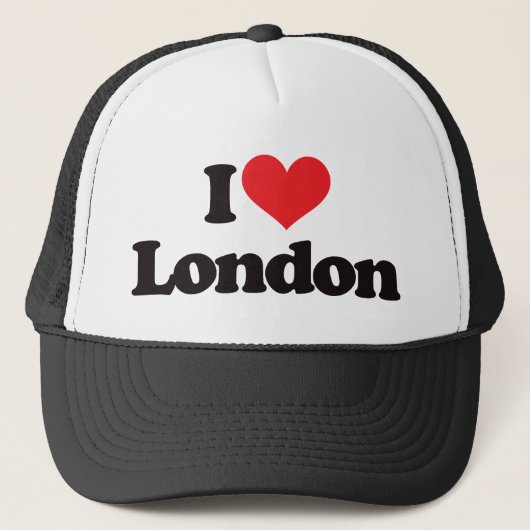 I Love London Trucker Pet (Voorkant)