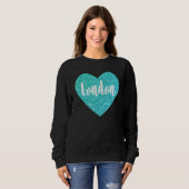 I Love London Uk Heart Trui (Voorkant volledig)
