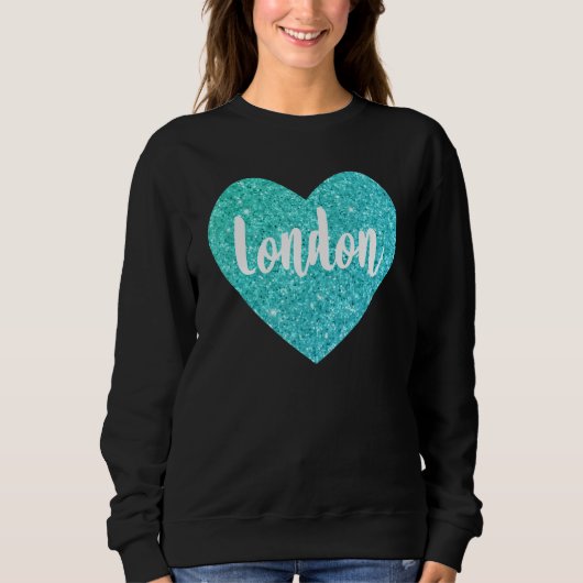 I Love London Uk Heart Trui (Voorkant)