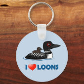 I Love Loons Sleutelhanger (Voorkant)