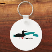 I Love Loons Sleutelhanger (Voorkant)